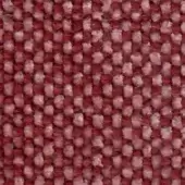 Burgundy woven fabric texture features a checkerboard grid pattern with dusty rose squares, dense short fibers, and a nubby surface.